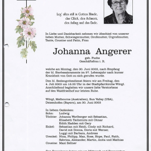 Angerer Johanna